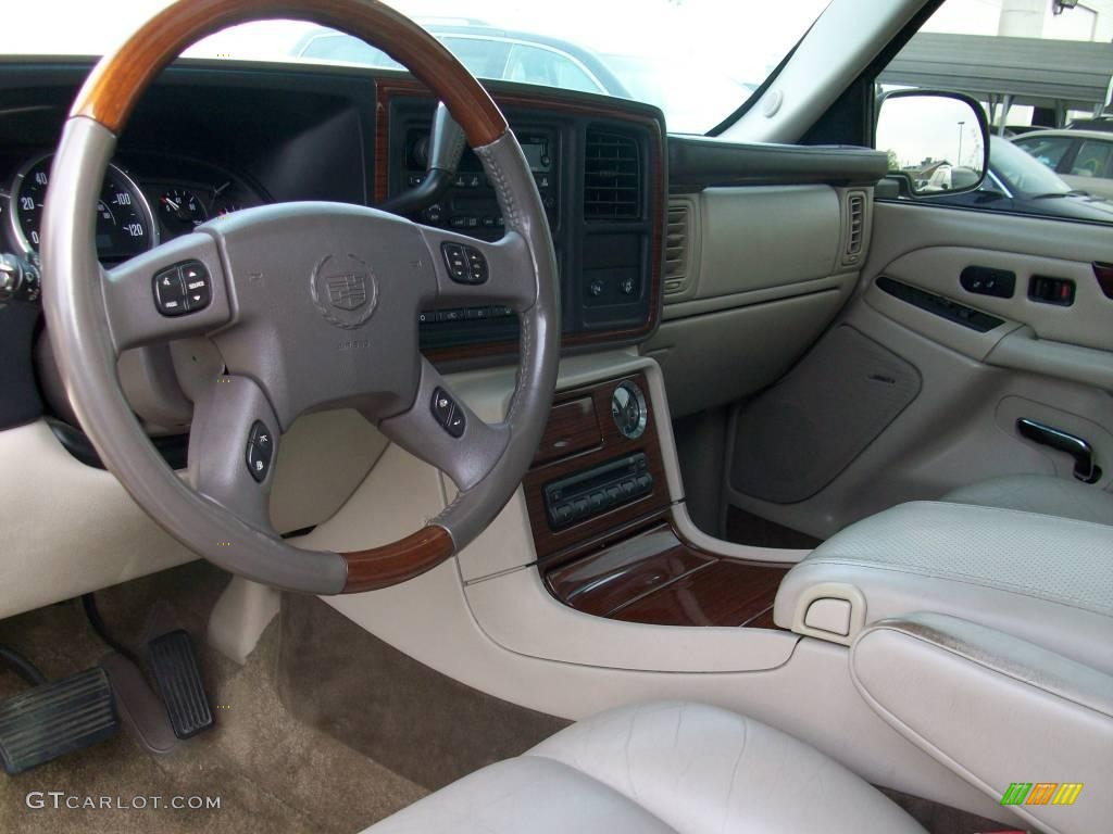 2003 Escalade AWD - White Diamond / Shale photo #4
