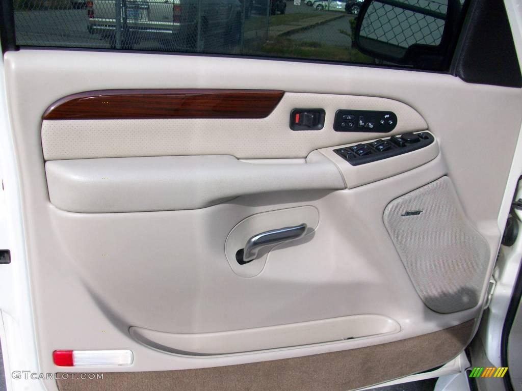 2003 Escalade AWD - White Diamond / Shale photo #5