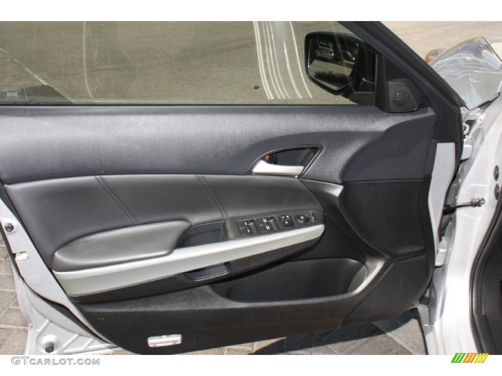 2010 Honda Accord EX-L Sedan Black Door Panel Photo #72939214