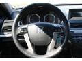 Black 2010 Honda Accord EX-L Sedan Steering Wheel