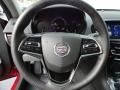 Light Platinum/Brownstone Accents 2013 Cadillac ATS 2.5L Luxury Steering Wheel