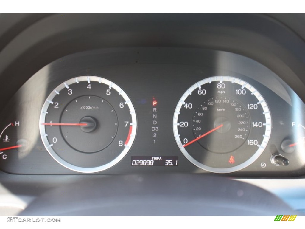 2010 Honda Accord EX-L Sedan Gauges Photo #72939409