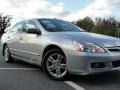 2007 Alabaster Silver Metallic Honda Accord SE Sedan  photo #8