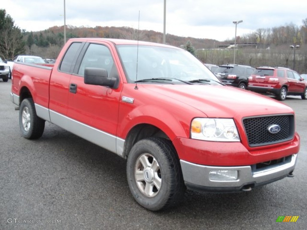 Bright Red Ford F150