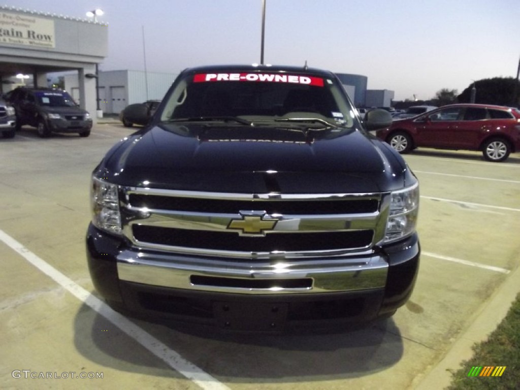 2011 Silverado 1500 LS Extended Cab - Black / Dark Titanium photo #6