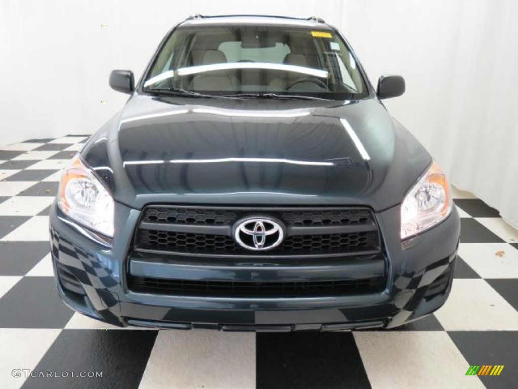 2010 RAV4 I4 - Black Forest Pearl / Ash Gray photo #2