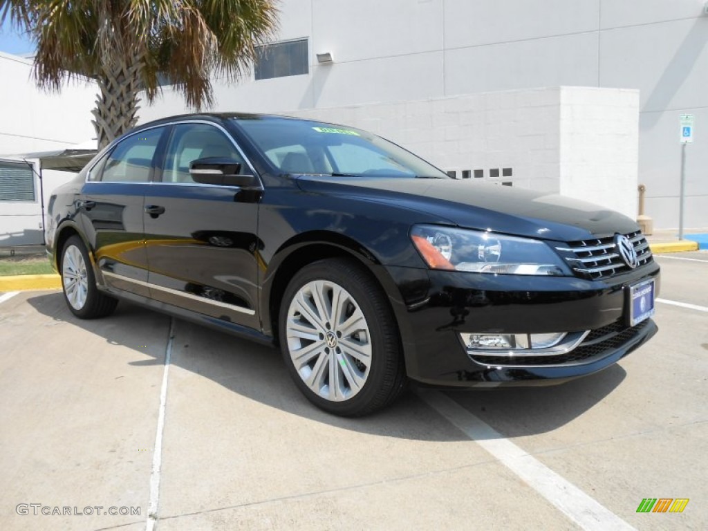 Black Volkswagen Passat