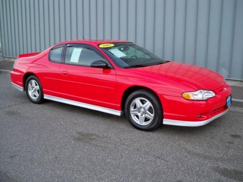 2001 Torch Red Chevrolet Monte 2001 Chevrolet Monte Carlo Ss. 2001 Torch Red Chevrolet Monte