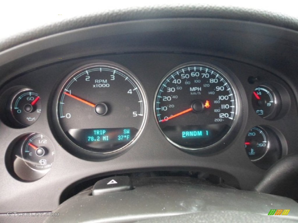 2013 Chevrolet Silverado 3500HD LTZ Crew Cab 4x4 Gauges Photo #72946386