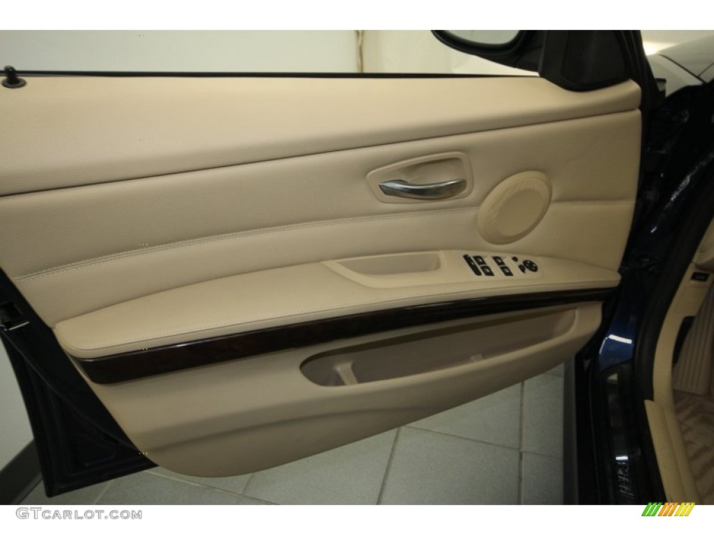 2011 BMW 3 Series 328i Sedan Beige Door Panel Photo #72948907