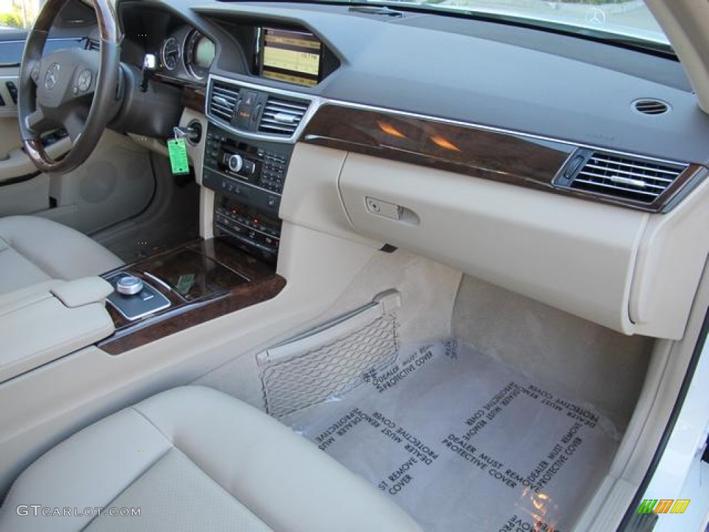2011 Mercedes-Benz E 350 Sedan Almond/Mocha Dashboard Photo #72950250