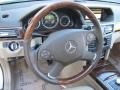 Almond/Mocha 2011 Mercedes-Benz E 350 Sedan Steering Wheel