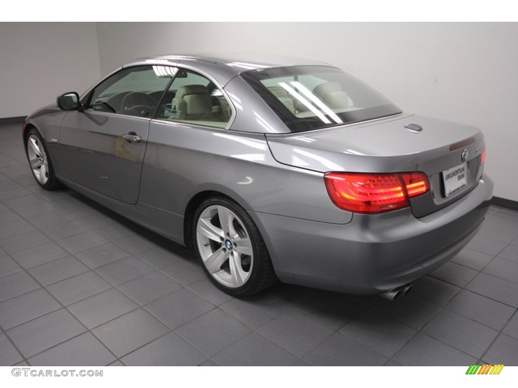 2011 3 Series 328i Convertible - Space Gray Metallic / Cream Beige photo #5