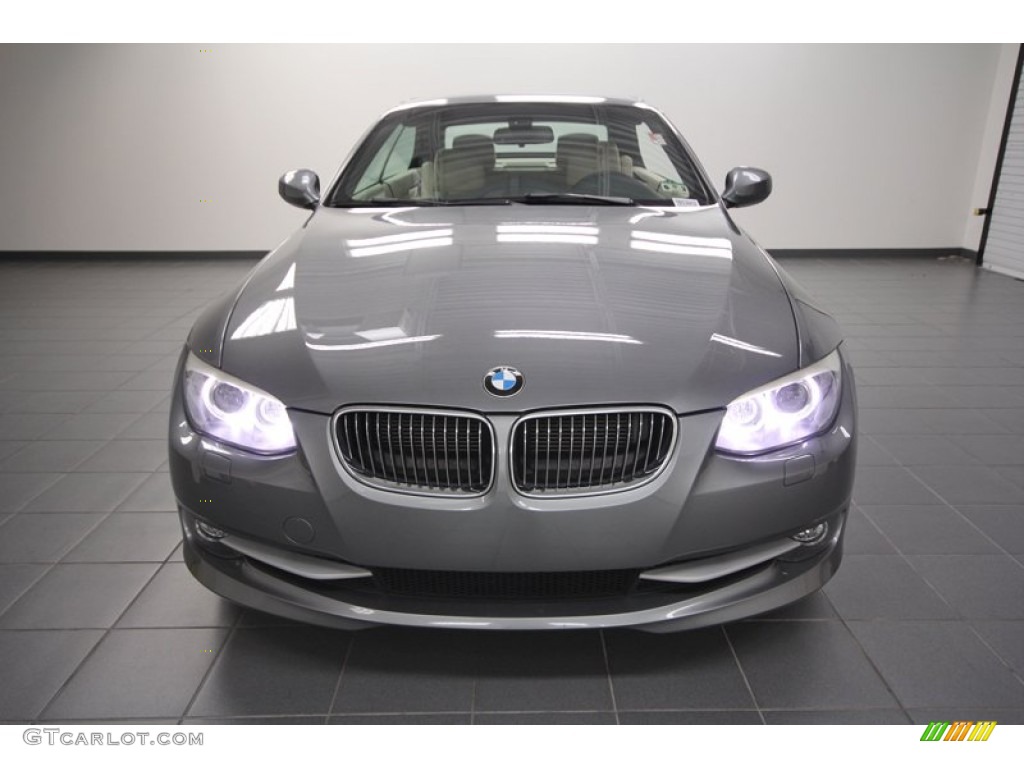 2011 3 Series 328i Convertible - Space Gray Metallic / Cream Beige photo #6