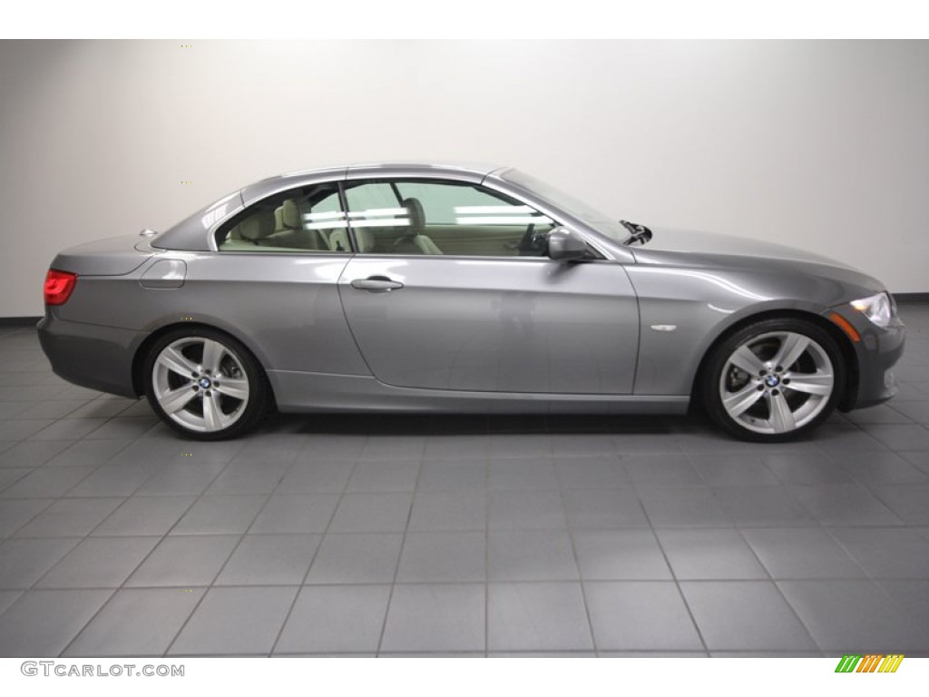 2011 3 Series 328i Convertible - Space Gray Metallic / Cream Beige photo #8