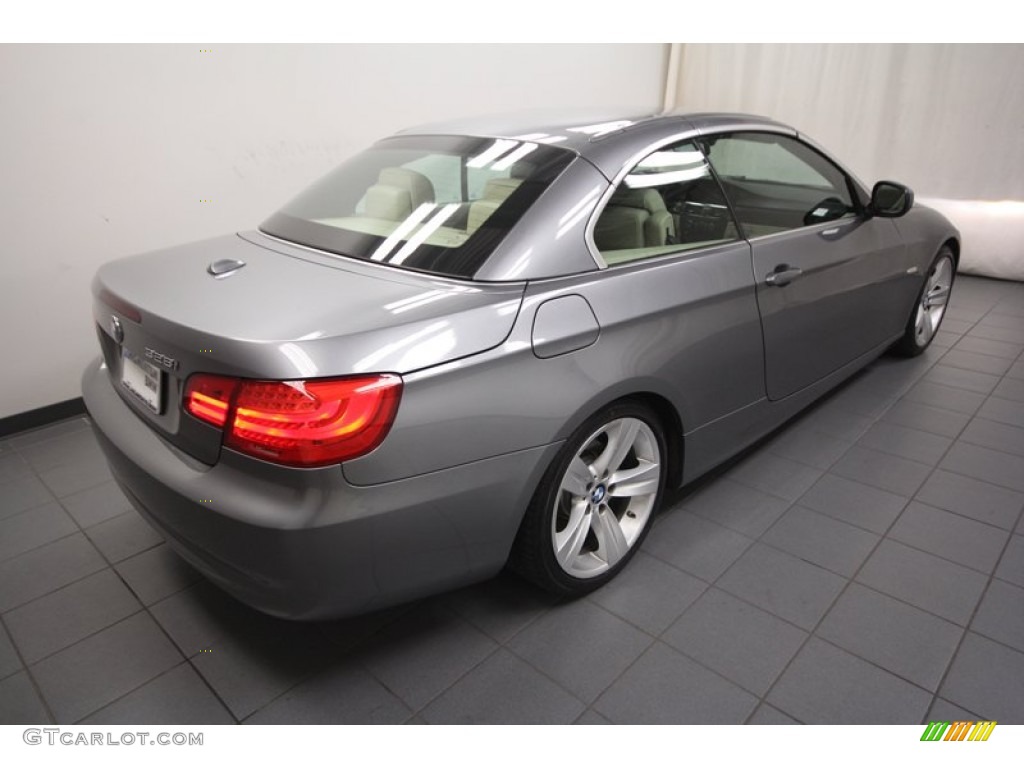 2011 3 Series 328i Convertible - Space Gray Metallic / Cream Beige photo #11