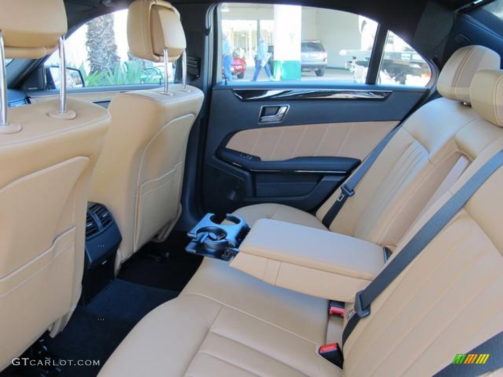 Natural Beige/Black Interior 2011 Mercedes-Benz E 350 Sedan Photo #72951040