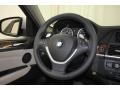 2010 BMW X6 Oyster Interior Steering Wheel Photo