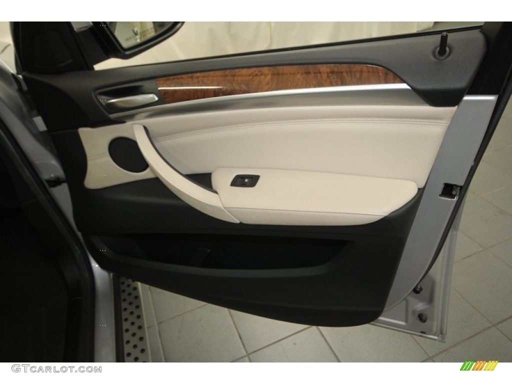 2010 BMW X6 xDrive35i Oyster Door Panel Photo #72952412