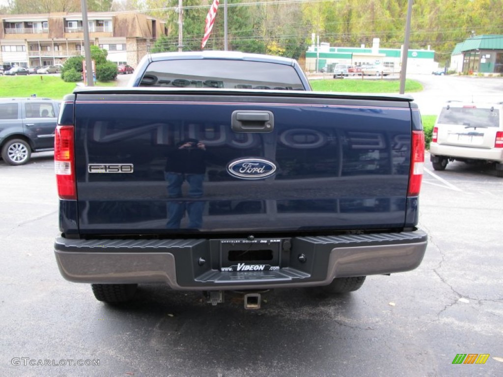 2004 F150 XLT SuperCrew 4x4 - True Blue Metallic / Medium/Dark Flint photo #7