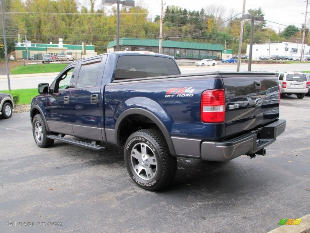 2004 F150 XLT SuperCrew 4x4 - True Blue Metallic / Medium/Dark Flint photo #8