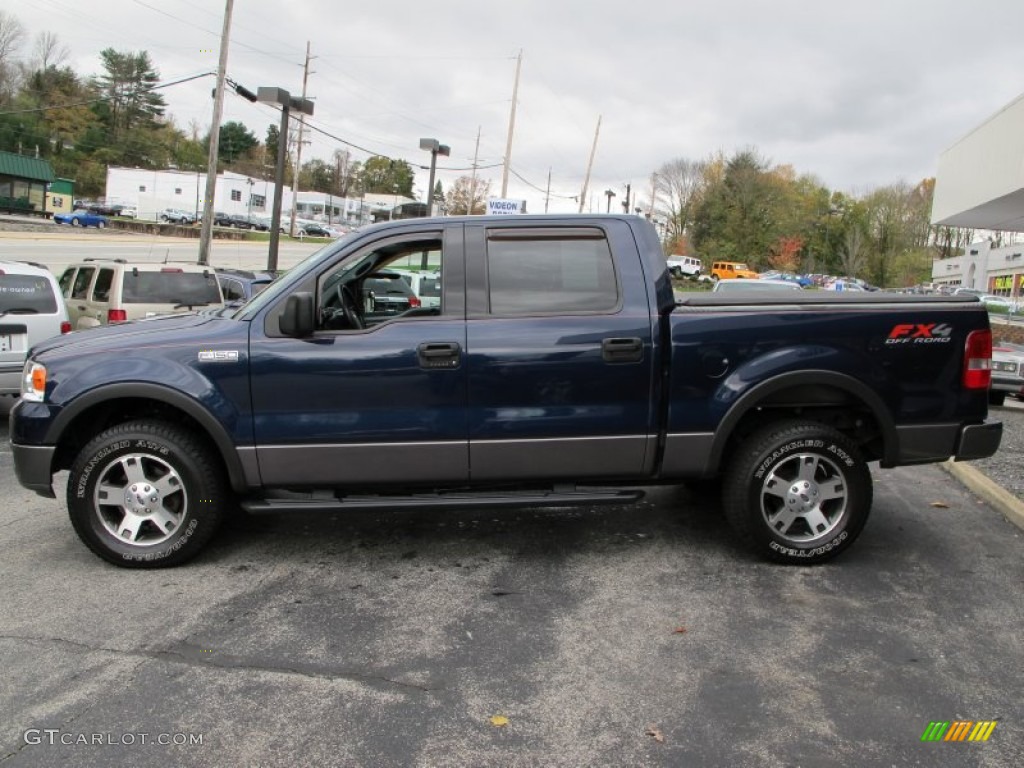 2004 F150 XLT SuperCrew 4x4 - True Blue Metallic / Medium/Dark Flint photo #9