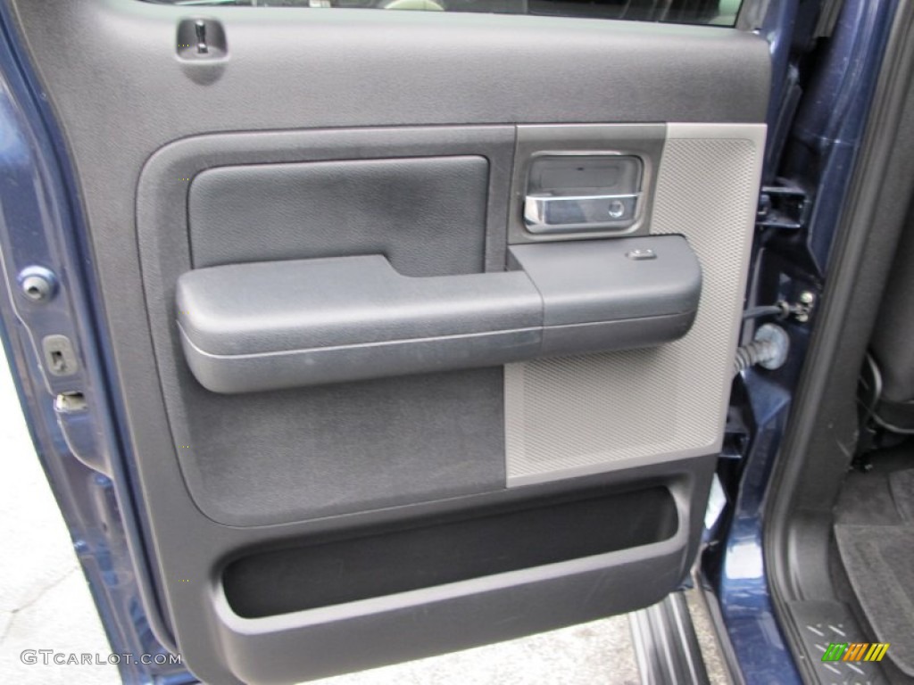 2004 F150 XLT SuperCrew 4x4 - True Blue Metallic / Medium/Dark Flint photo #23