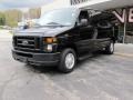 2010 Black Ford E Series Van E350 XL Passenger  photo #2