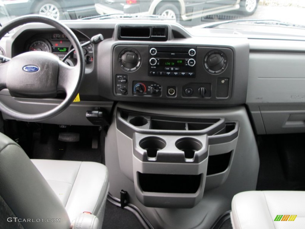 2010 Ford E Series Van E350 XL Passenger Medium Flint Dashboard Photo #72953718