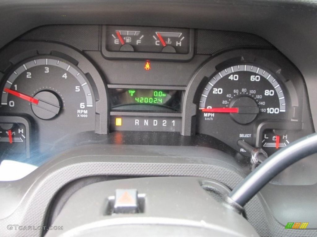 2010 Ford E Series Van E350 XL Passenger Gauges Photo #72953767