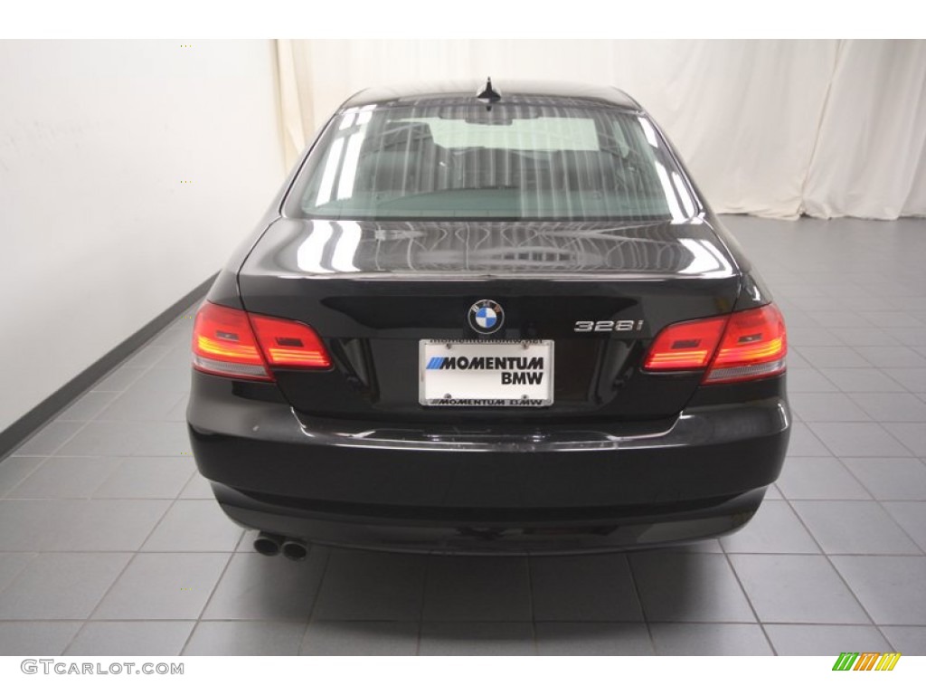 2010 3 Series 328i Coupe - Jet Black / Black photo #11