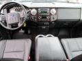 Ebony Leather 2009 Ford F350 Super Duty Lariat Crew Cab 4x4 Dashboard