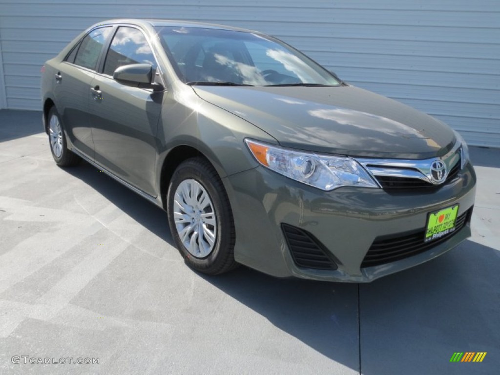 2012 Camry LE - Cypress Green Pearl / Ash photo #1