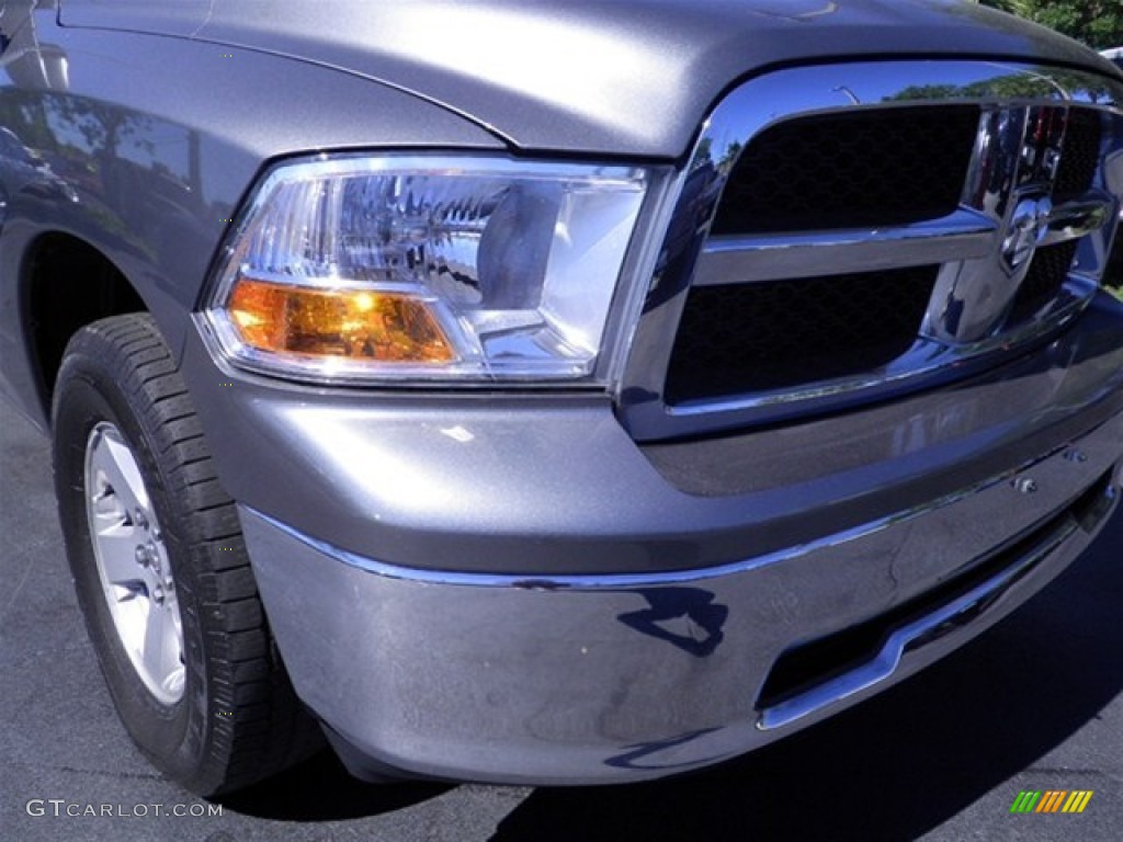 2010 Ram 1500 SLT Quad Cab 4x4 - Mineral Gray Metallic / Dark Slate/Medium Graystone photo #2