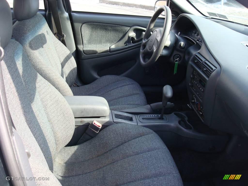 2003 Cavalier Sedan - Dark Green Metallic / Graphite Gray photo #12