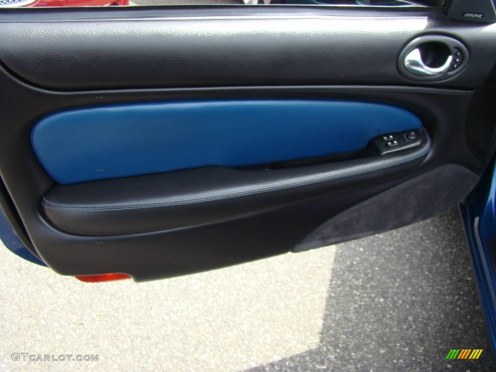 2004 XK XKR Convertible - Pacific Blue Metallic / Charcoal/Blue photo #11