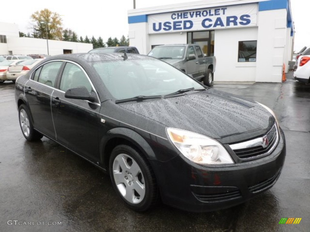 2009 Aura XE - Carbon Flash Metallic / Gray photo #1