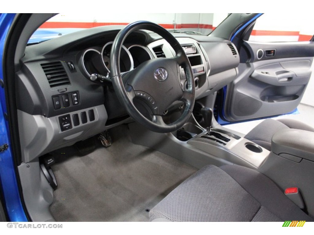Graphite Gray Interior 2006 Toyota Tacoma V6 TRD Sport Double Cab 4x4 Photo #72960732