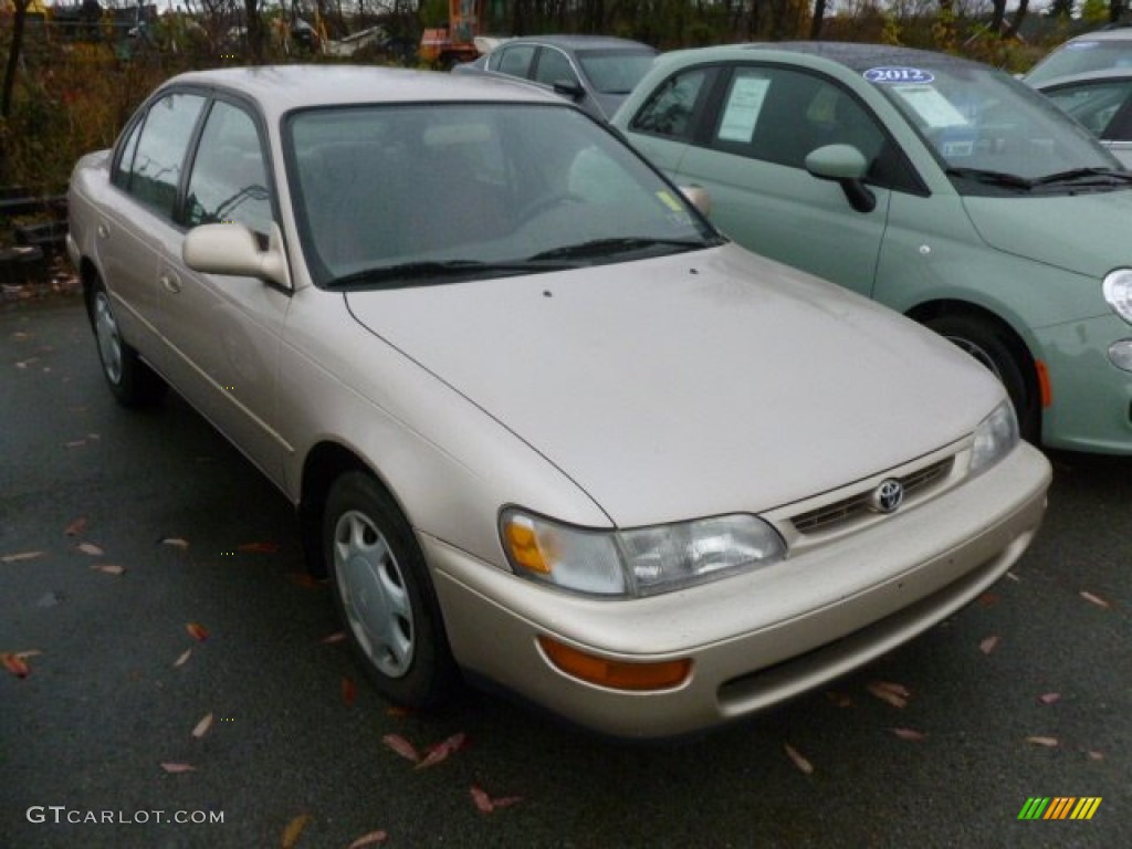 1996 Corolla DX - Cashmere Beige Metallic / Tan photo #1