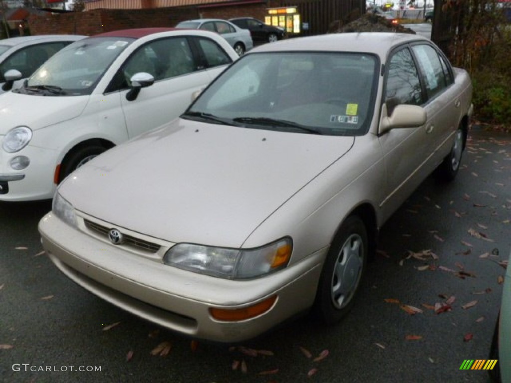 1996 Corolla DX - Cashmere Beige Metallic / Tan photo #3