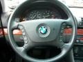 2002 BMW 5 Series Black Interior Steering Wheel Photo