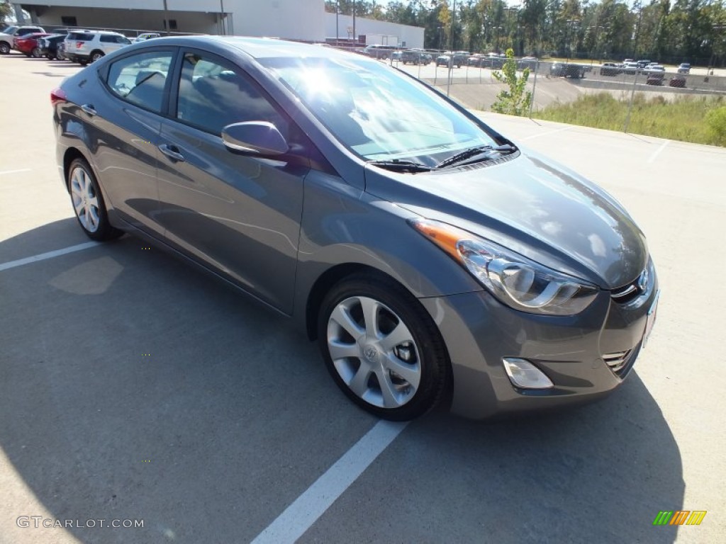 2013 Elantra Limited - Harbor Gray Metallic / Gray photo #1