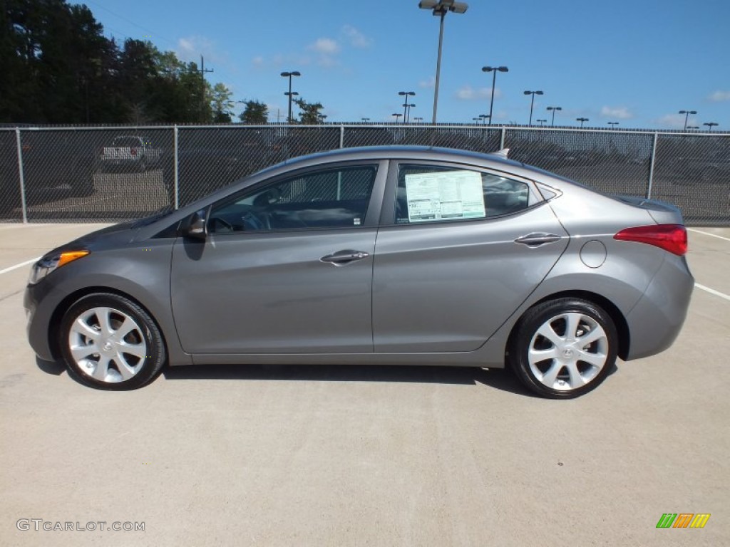 Harbor Gray Metallic 2013 Hyundai Elantra Limited Exterior Photo #72962754
