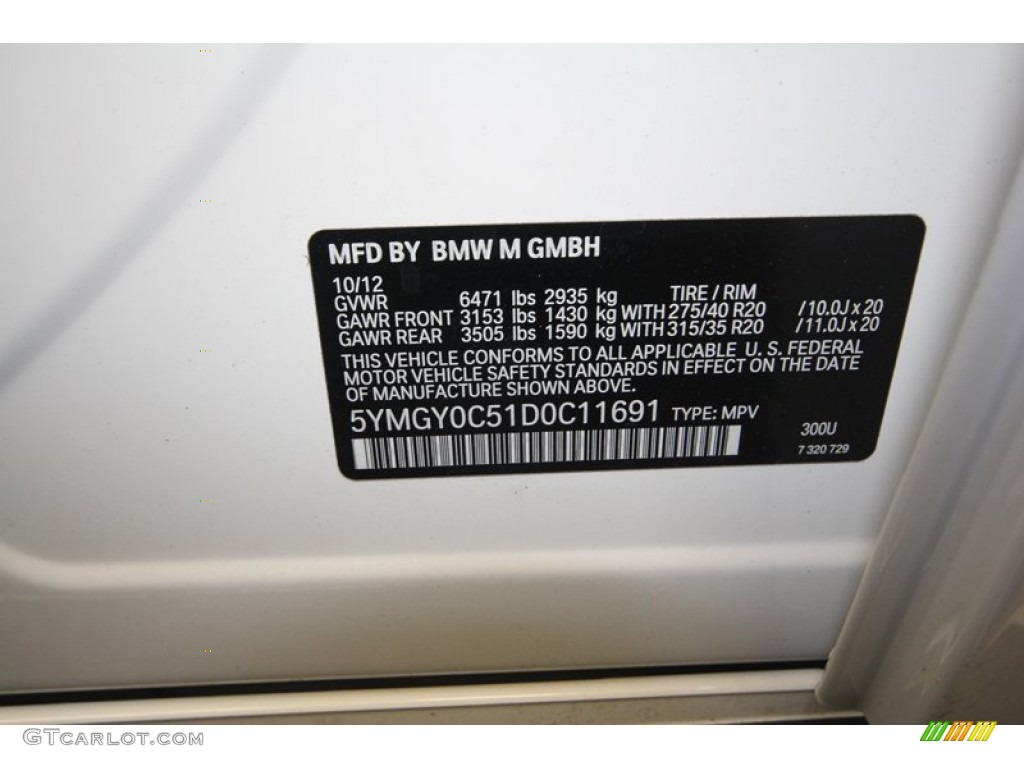 Bmw alpine white color code