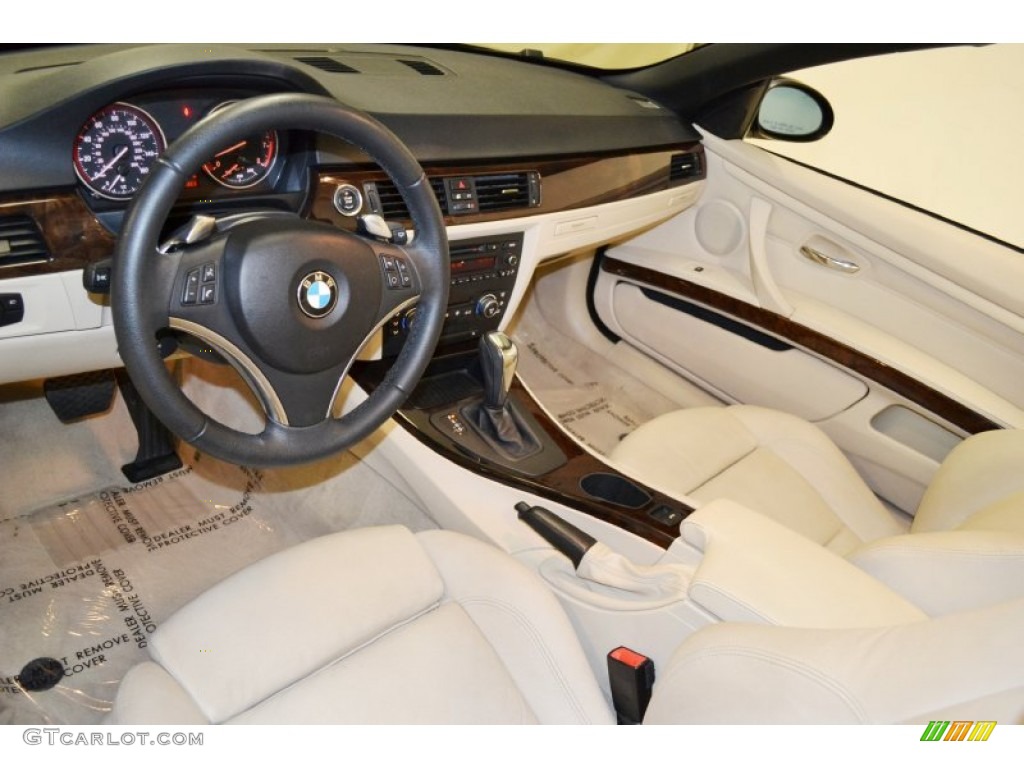 Beige Interior 2009 BMW 3 Series 328i Convertible Photo #72963371