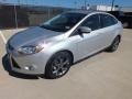 2013 Ingot Silver Ford Focus SE Sedan  photo #9