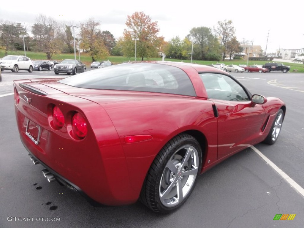 Crystal Red Metallic 2009 Chevrolet Corvette Coupe Exterior Photo #72964581