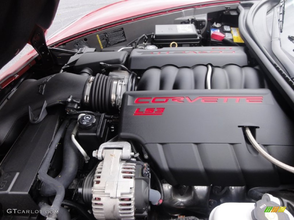 2009 Chevrolet Corvette Coupe 6.2 Liter OHV 16-Valve LS3 V8 Engine Photo #72964929