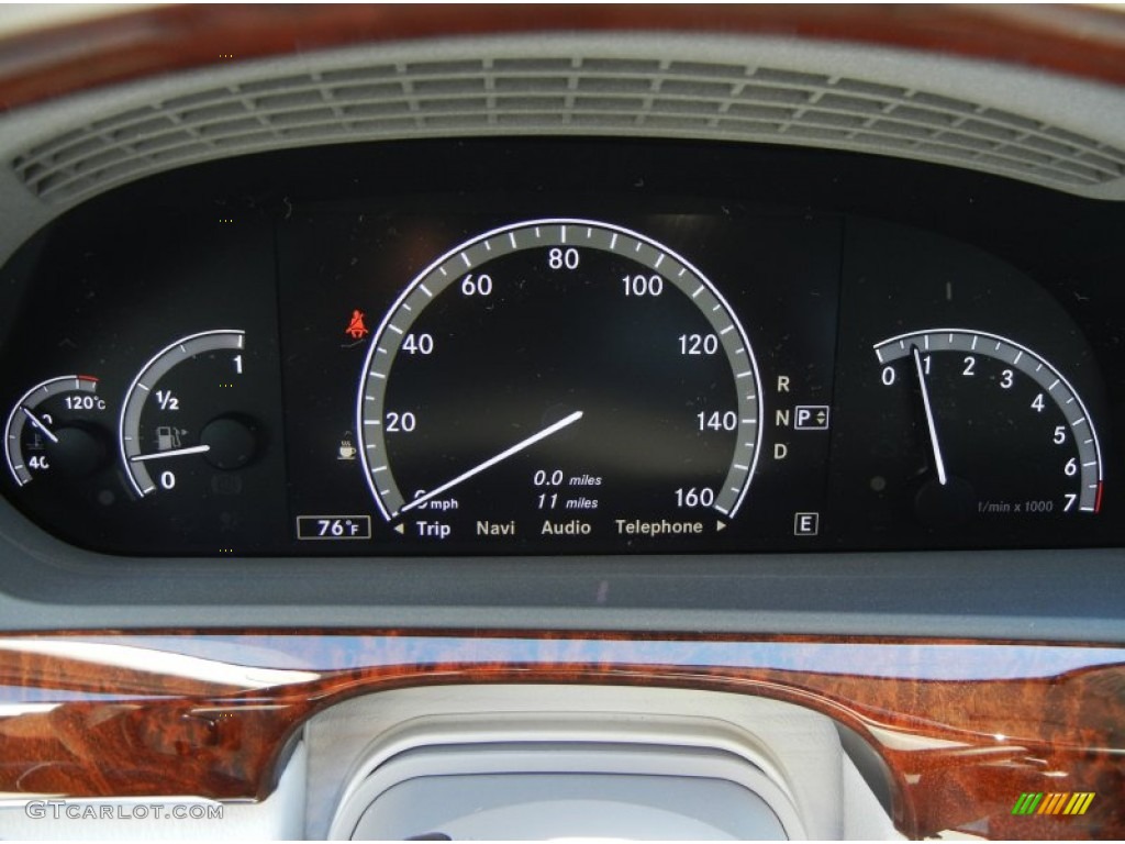 2013 Mercedes-Benz S 550 Sedan Gauges Photo #72965154