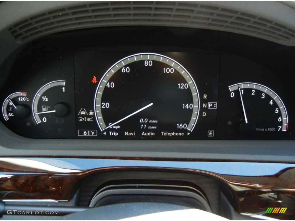 2013 Mercedes-Benz S 550 Sedan Gauges Photo #72965464